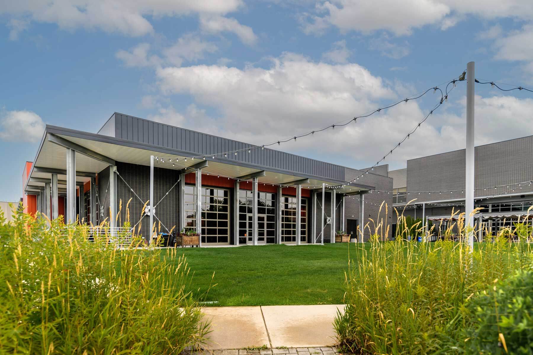 Garage exterior