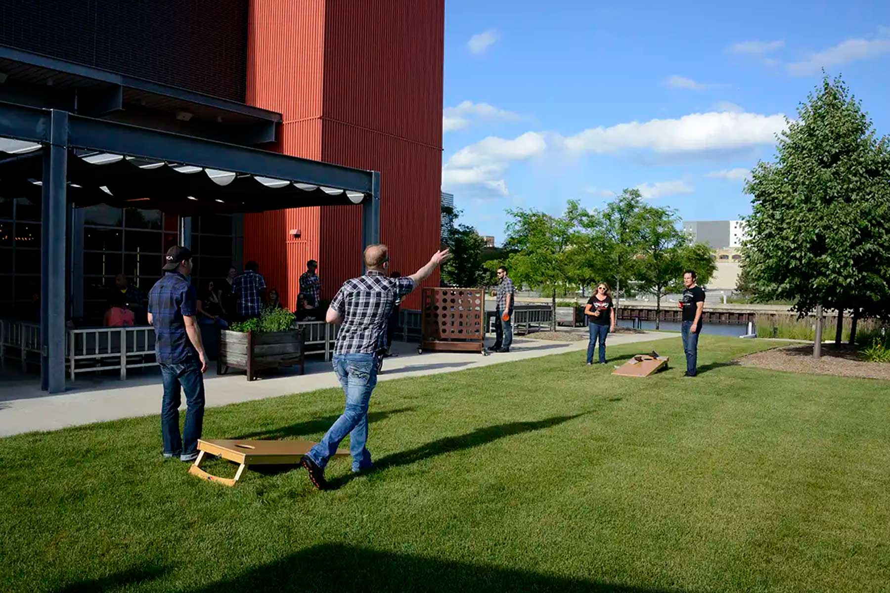 lawn games at Motor