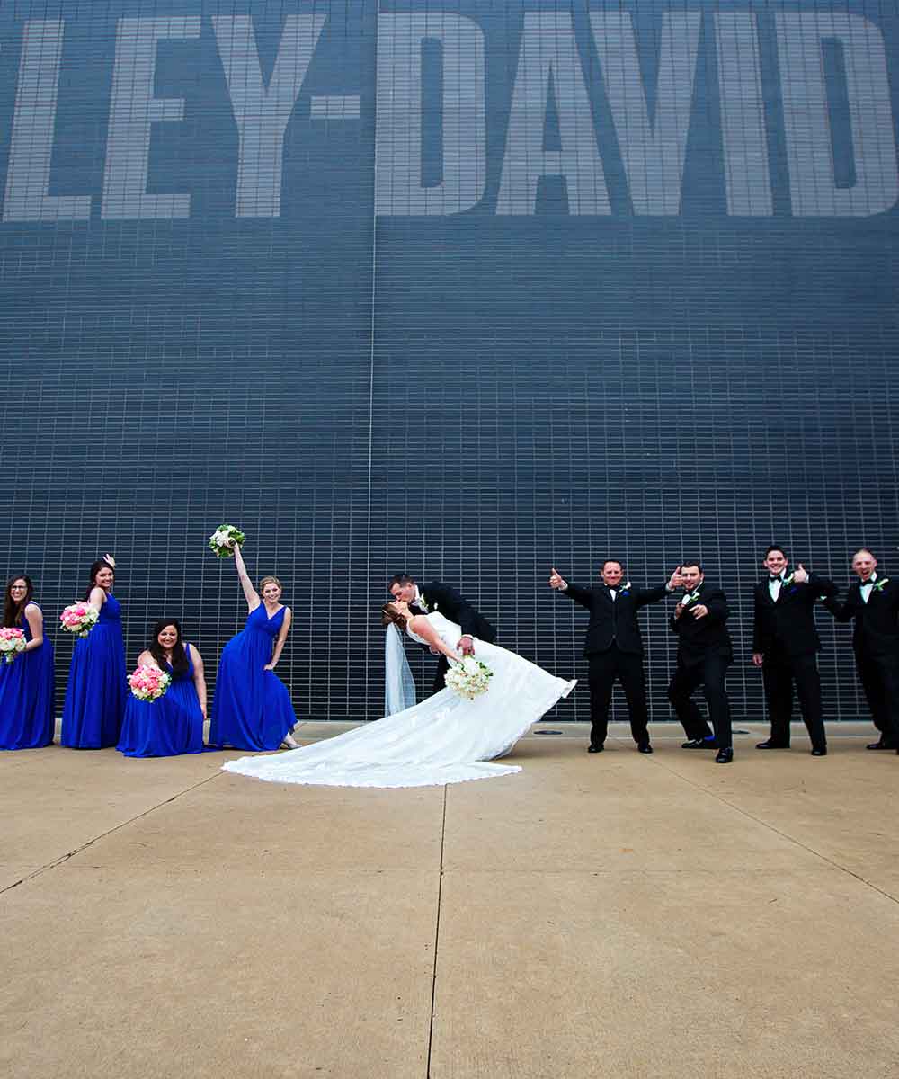Weddings at 1903 Events, at the Harley Davidson Museum
